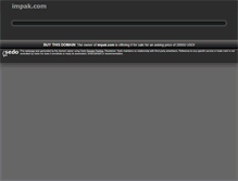 Tablet Screenshot of impak.com